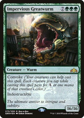 Mtg impervious greatwurm - [mtg],