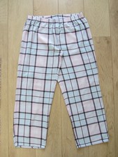 Ladies Tesco F&F Pink Check Pyjama Bottoms - Size 12 - 14