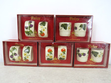 Royal Worcester Spode Palissy Napkin Rings and Egg Cups