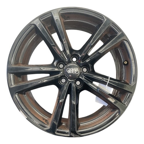 Audi black alloy wheel - audi,