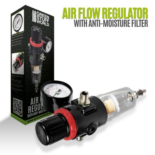 Airbrush air flow regulator - air,