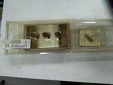 Polished Satin Brass Georgian Rope Victorian Triple Gang Dimmer Hamilton 2nds