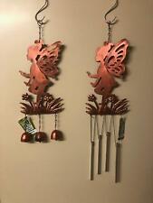 Bronze Garden Hanging Fairy Windchime Indoor/Outdoor Choice Cow bells/Wind Chime