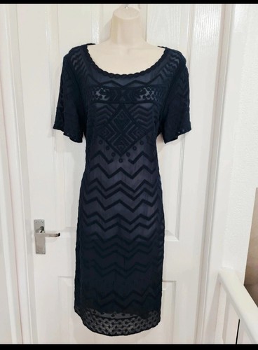 White stuff navy grey lace - white,