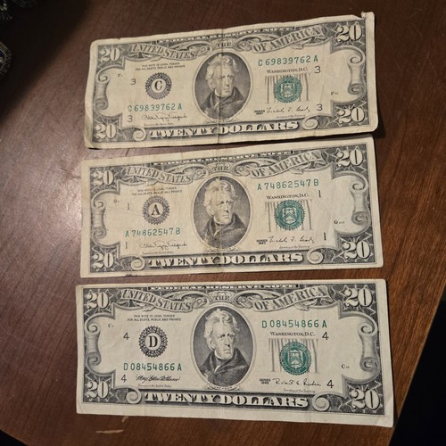 Dollar bills 1990 - $20,