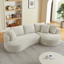 Modern L-Shape Curved