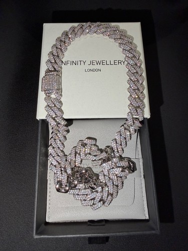 14mm iced cuban link - 14mm,