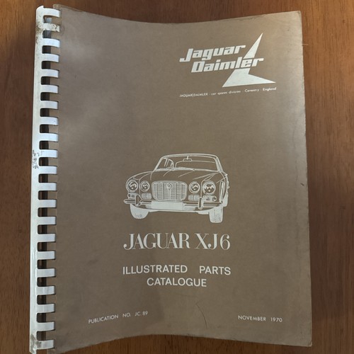 Jaguar xj6 illustrated parts - jaguar,