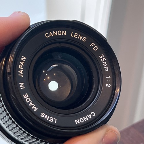 Canon new 35mm lens for - fd, f/2