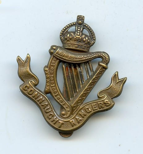 Connaught rangers cap badge - rangers,