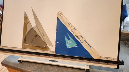 Trueline desk top drawing - desk,