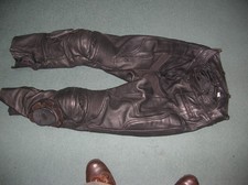 JTS leather motorcycle trousers size 32/32 uk