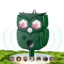 Cat Repeller Solar Ultrasonic Sonic Fox Repellent for Outdoor Garden