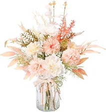 Artificial Fake Flowers Plants Silk Flower Arrangements Wedding Bouquets Table C