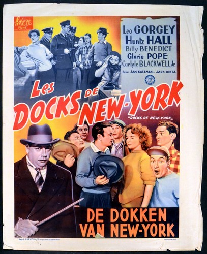 Docks new york 1945 leo - docks,