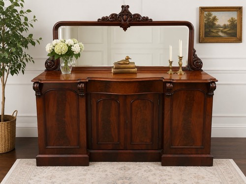 Large antique victorian flame - victorian,