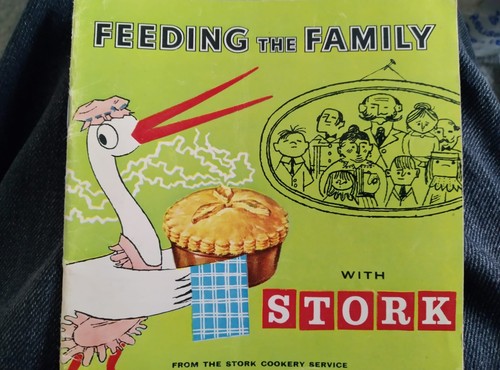 Vintage recipe stork - ,
