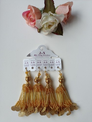 Dull gold hanging tassel - hanging,