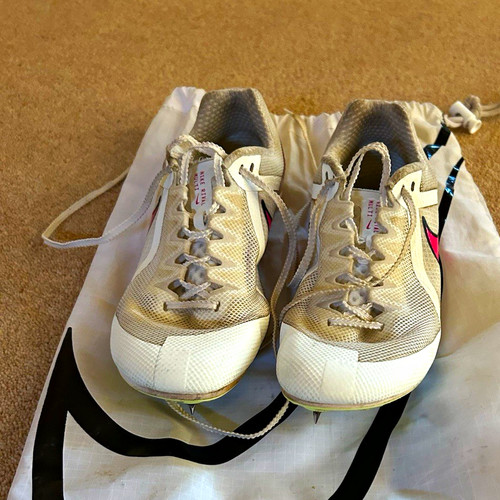 Nike running spikes - size, 6