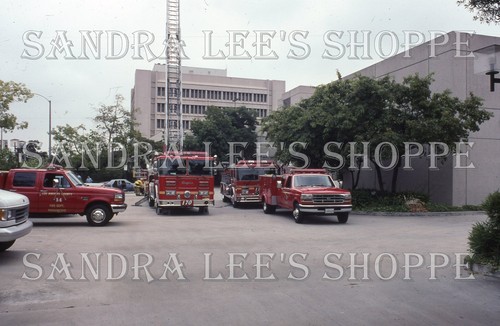 Fire apparatus slide - apparatus, 2001