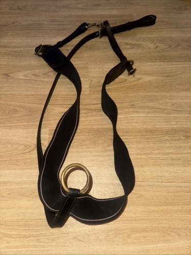 Black elasticated clip - black,