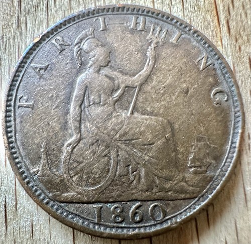 Queen victoria farthing - queen,