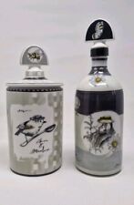 Baci Milano Porcelain Bottle with Stopper and Lidded Jar