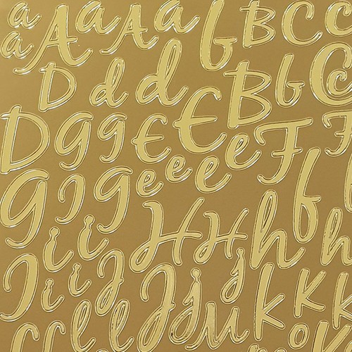 Alphabet stickers fancy - stickers,
