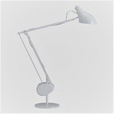 Habitat Newton High Glass Metal Desk Lamp White, 2012 Pre Bankruptcy Stock HB022