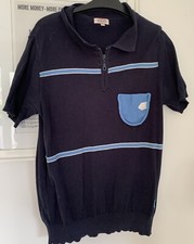 AERTEX Short Sleeve Med Collared Casual Zip Up Polo Mod/Weller