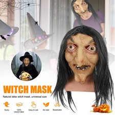 Halloween Witch Mask Scary