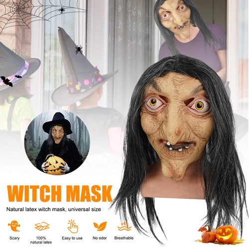 Halloween witch mask - witch,