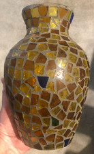 Pier 1 Mosaic Vase Brown