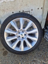 21 ALLOY WHEEL CK521007EA SILVER GENUINE RANGE ROVER VOGUE With Tyre Continental