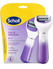 Scholl ExpertCare 2-in-1 File & Smooth. Dual Speed Pedi Electric Foot File BNS