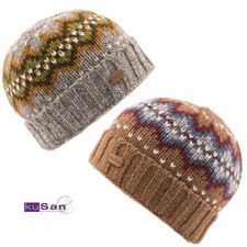 Kusan Wool Turn Up Beanie Hat