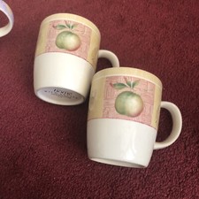 M And S Wild Fruits Mugs X 2 