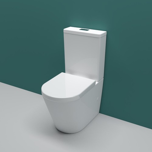 Aica bathroom rimless close - aica,
