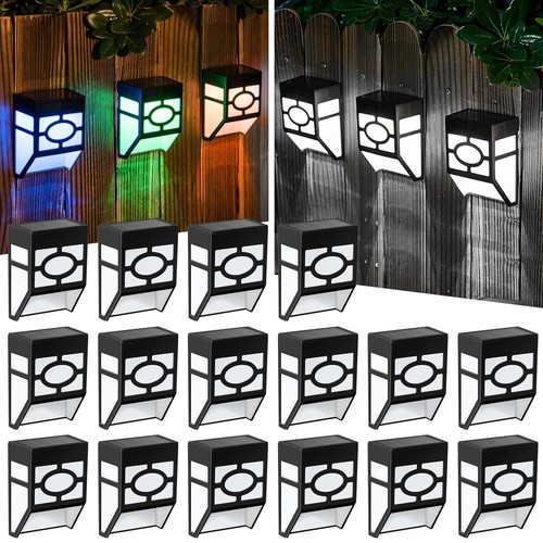 Pcs solar fence lights - pcs,