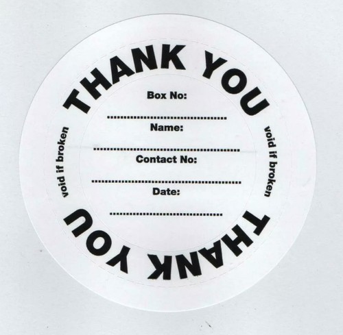 Security lid seals labels - security,