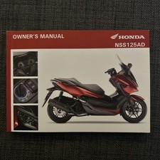 Genuine 2018 Honda NSS125 AD / Forza / English Owners Manual 32K40L22