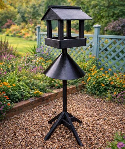 Wooden bird table - wooden,