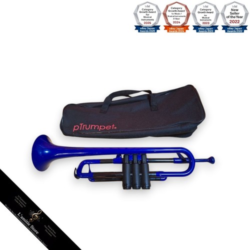 Ptrumpet blue plastic - plastic, trumpet