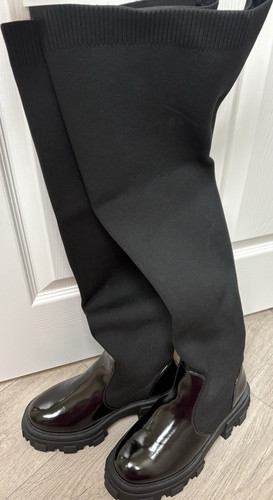 Black thigh high - sock, style