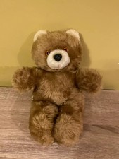 Vintage 1970's Tebro 14ins Tan Plush Teddy Bear