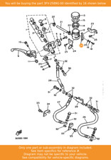 YAMAHA Holder, 3FV-2589G-00