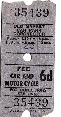 Parking ticket dorchester - ticket:,