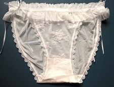 Sexy Sheer White 30" - 38" +
