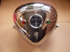 TRIUMPH T120 TR6, BSA A65, A50,NORTON ATLAS 1967-1970 GENUINE LUCAS 7"HEADLAMP  