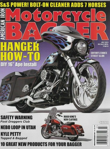 Motorcycle bagger magazine - bagger,